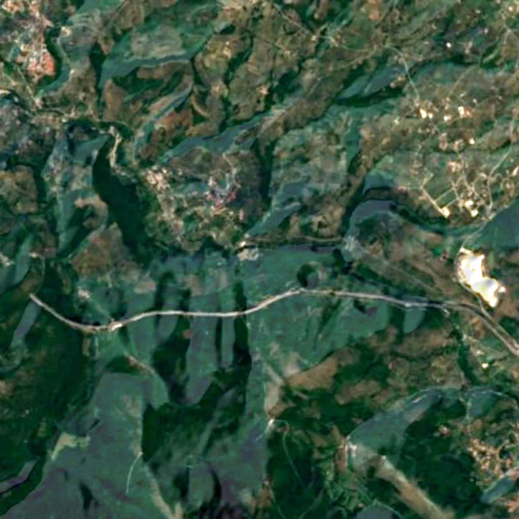 The ground above Pertosa Caves (Sentinel-2)