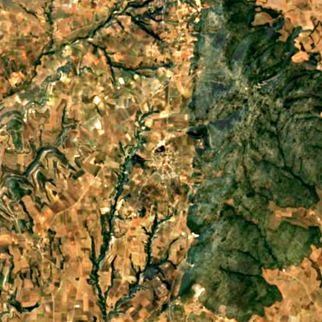 The ground above Petralona cave (Sentinel-2)