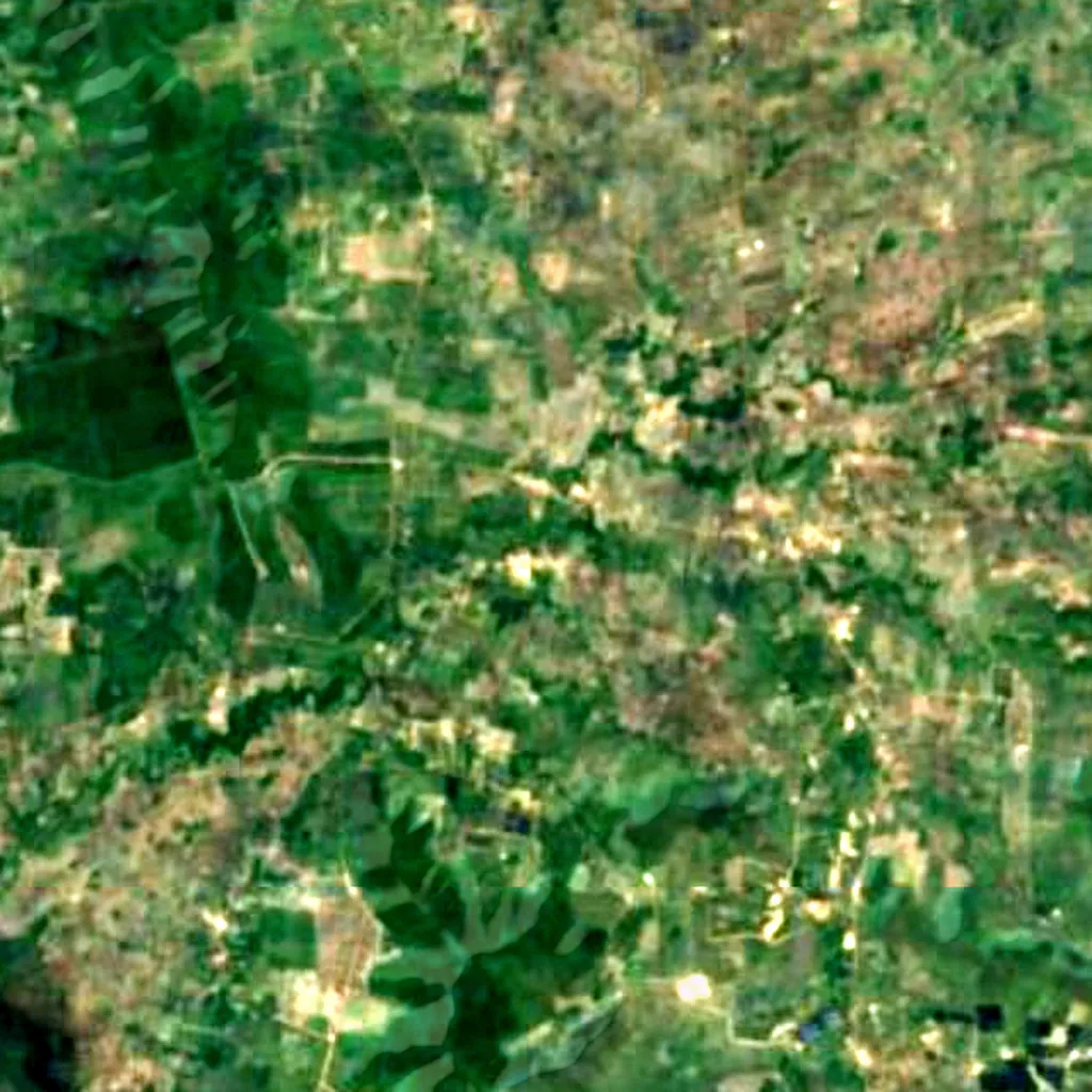 The ground above Phnom Sorsia (Sentinel-2)