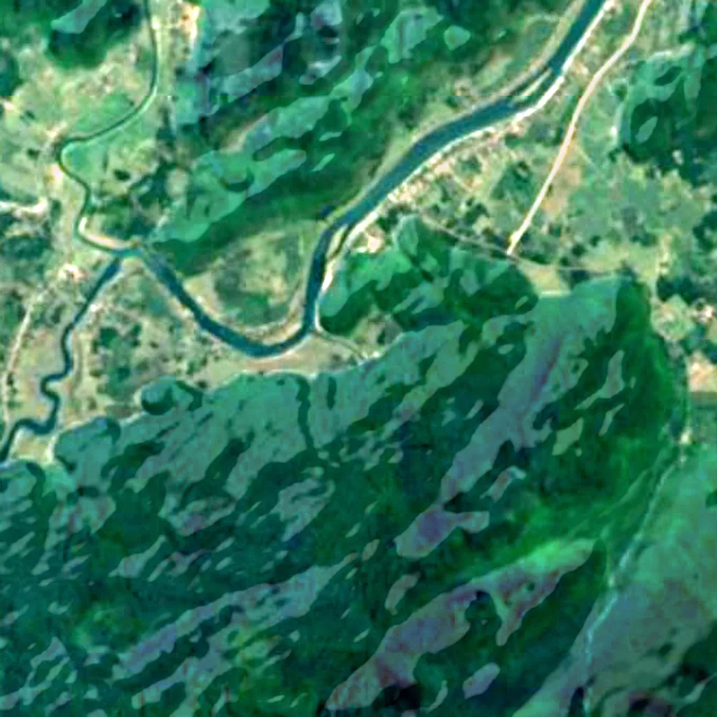 The ground above Phong Nha Cave (Sentinel-2)