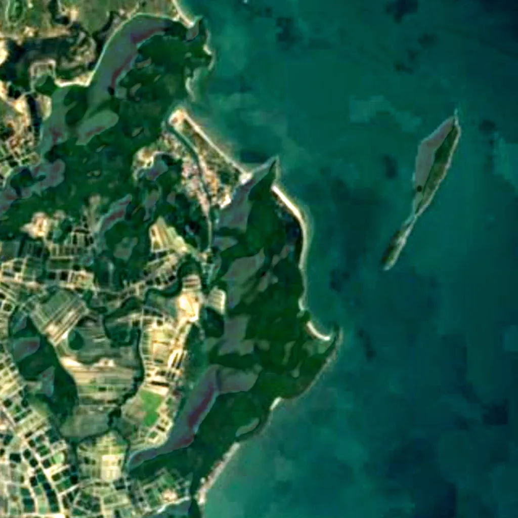 The ground above Phraya Nakhon Cave (Sentinel-2)