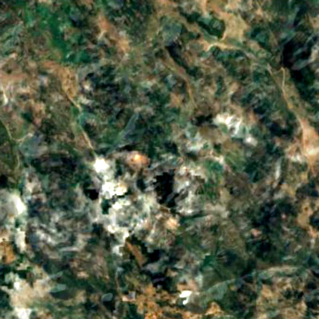 The ground above Pomongwe Cave (Sentinel-2)