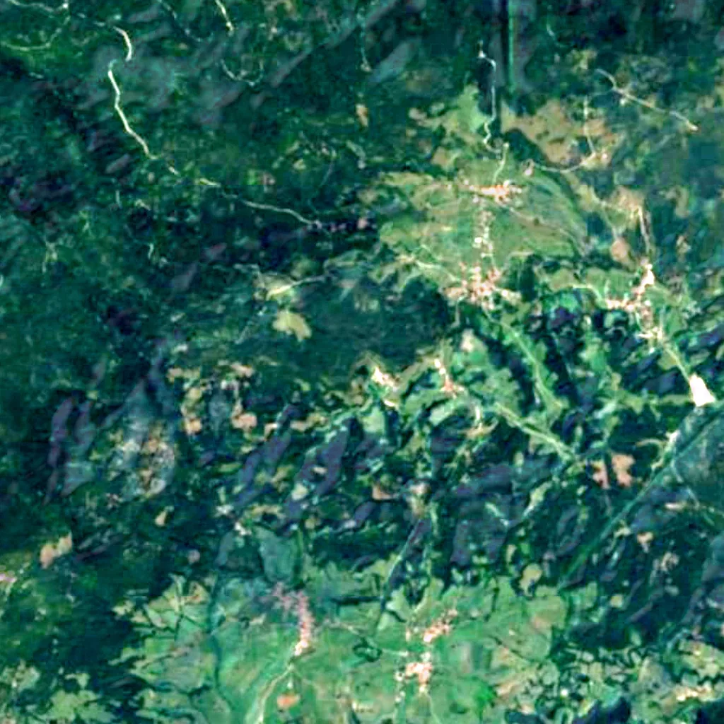The ground above Predjama (Sentinel-2)