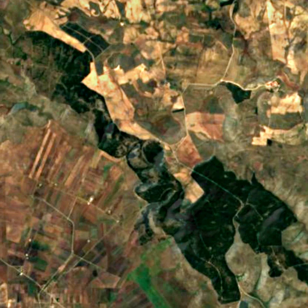 The ground above Pulicchio di Gravina (Sentinel-2)