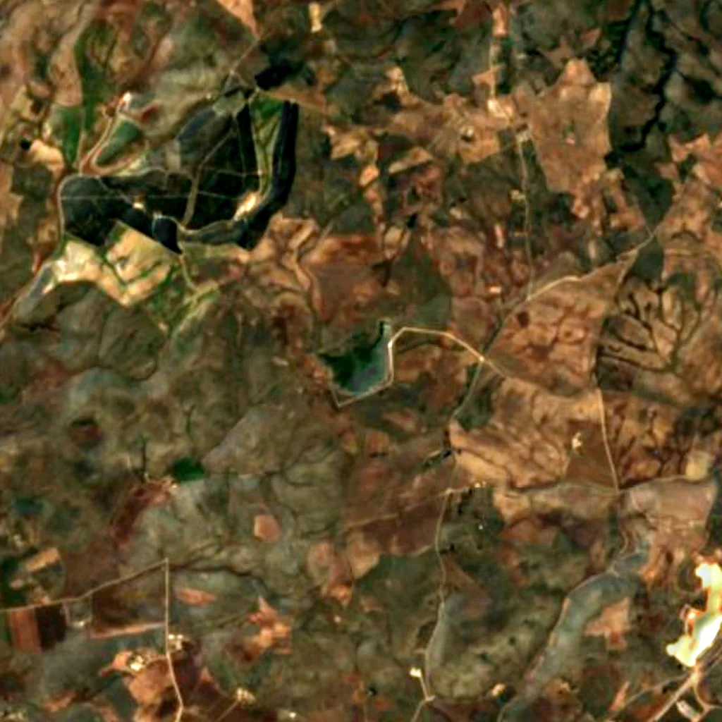 The ground above Pulo di Altamura (Sentinel-2)