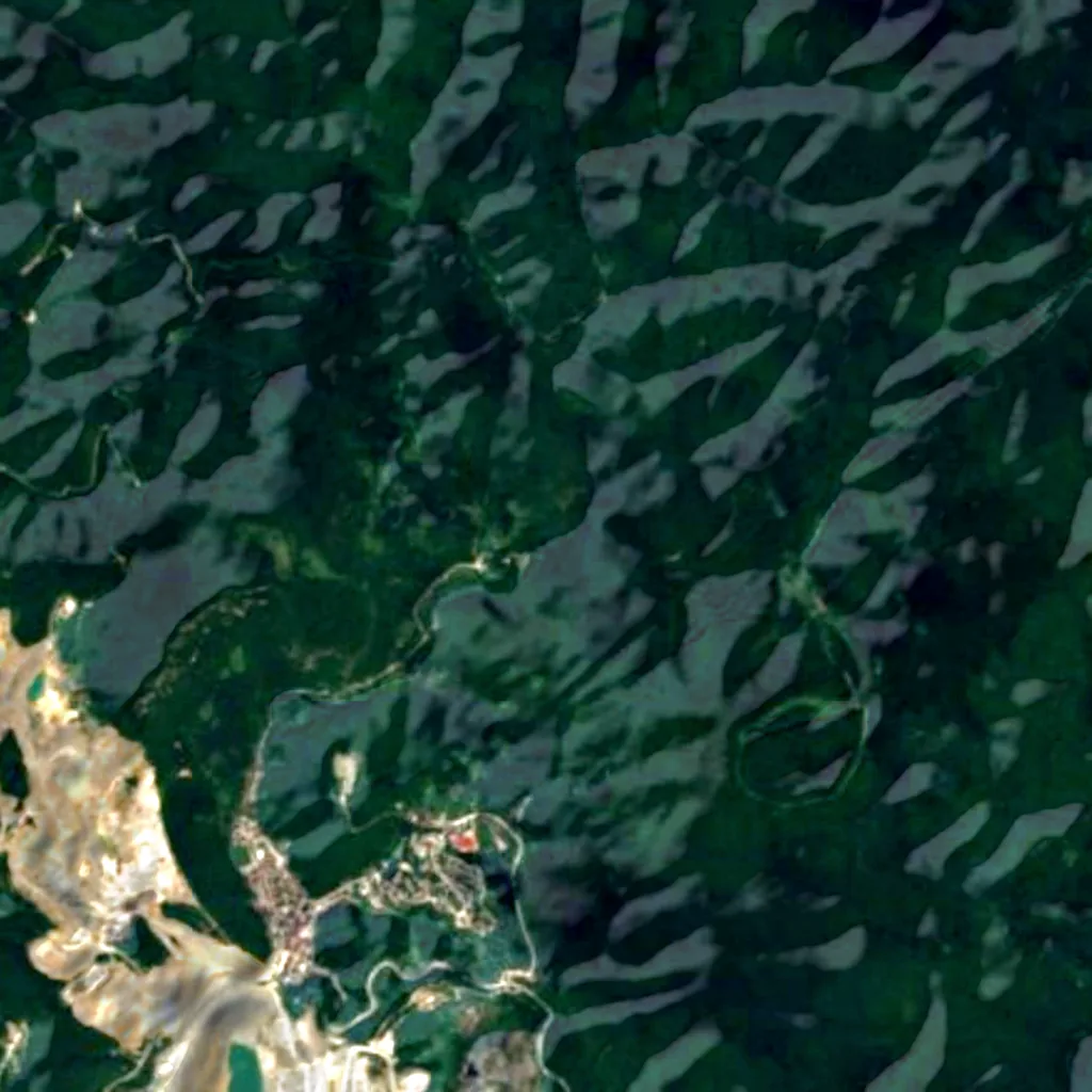 The ground above Rajko's Cave (Sentinel-2)