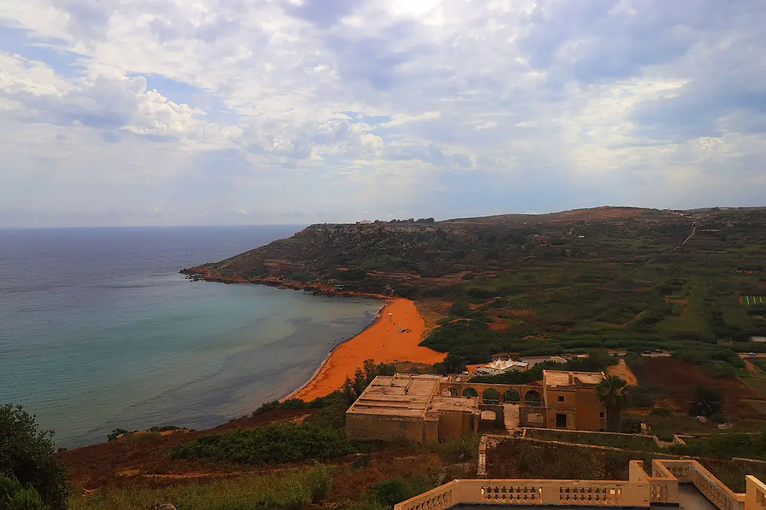 Ramla Bay from Calypso's Cave