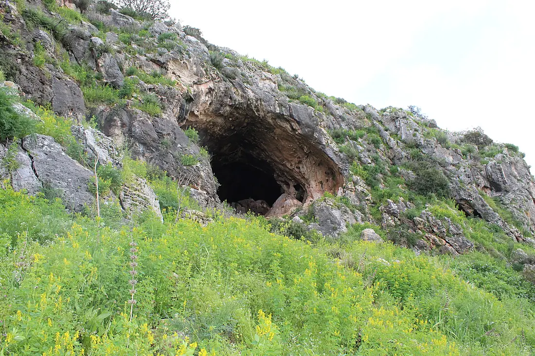 Raqefet Cave in spring