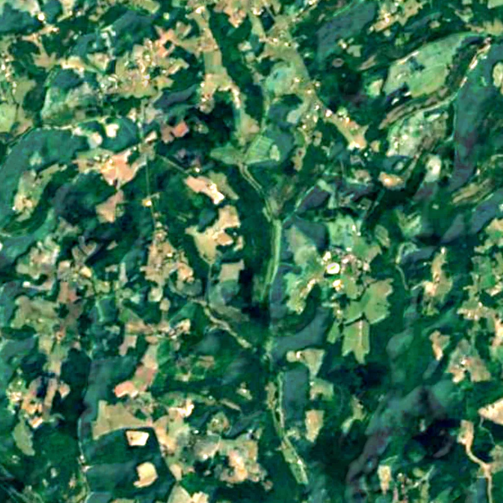 The ground above Rouffignac Cave (Sentinel-2)