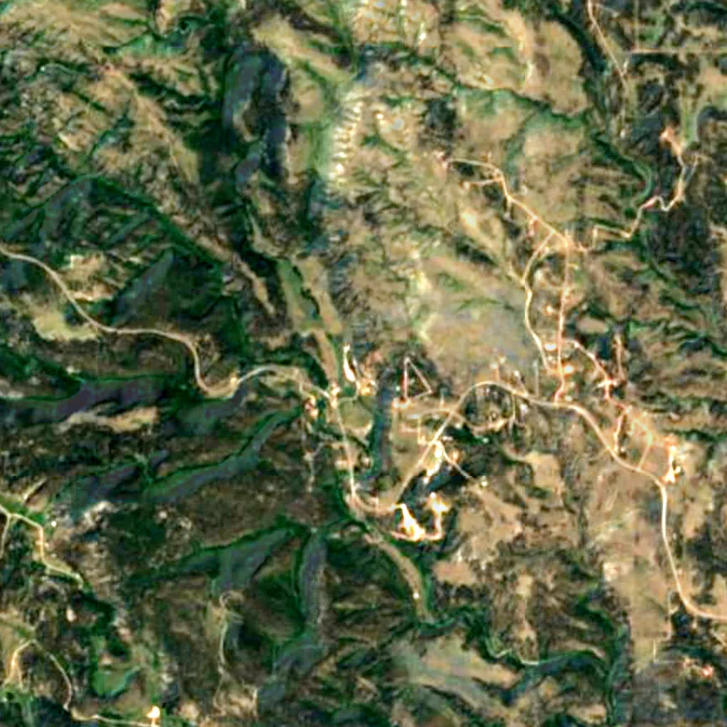 The ground above Rushmore Cave (Sentinel-2)