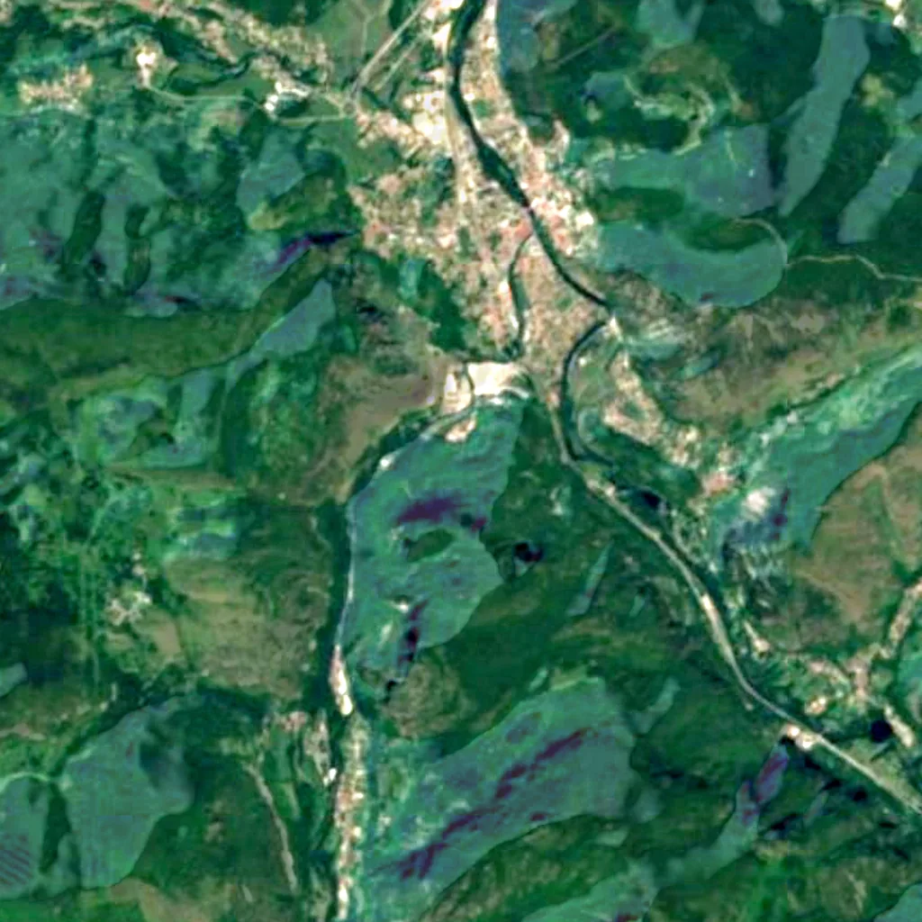 The ground above Sabart cave (Sentinel-2)