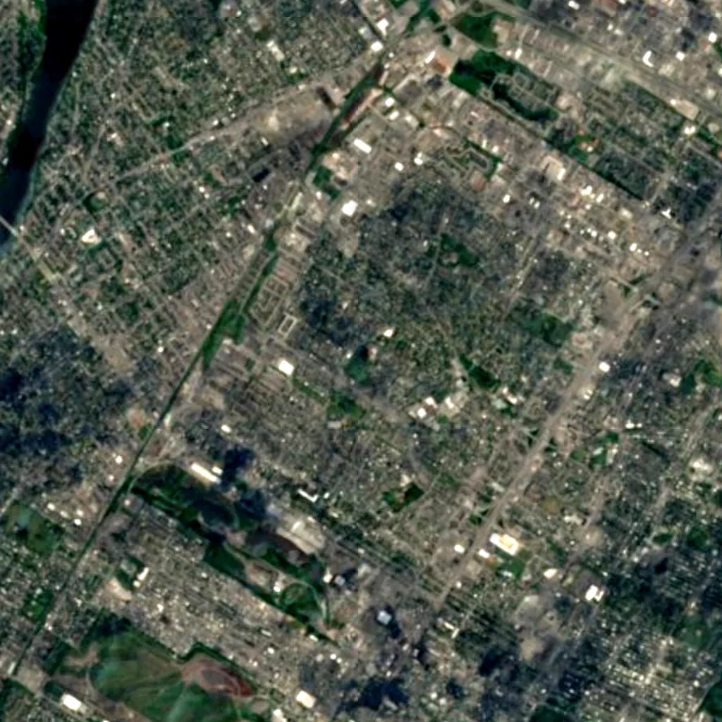The ground above Saint-Leonard Cavern (Sentinel-2)