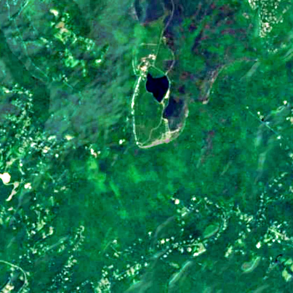 The ground above Sam's Point Preserve (Sentinel-2)
