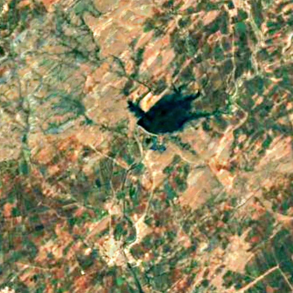 The ground above Sana Caves (Sentinel-2)