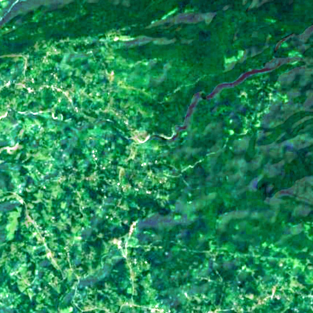 The ground above Satsurblia Cave (Sentinel-2)