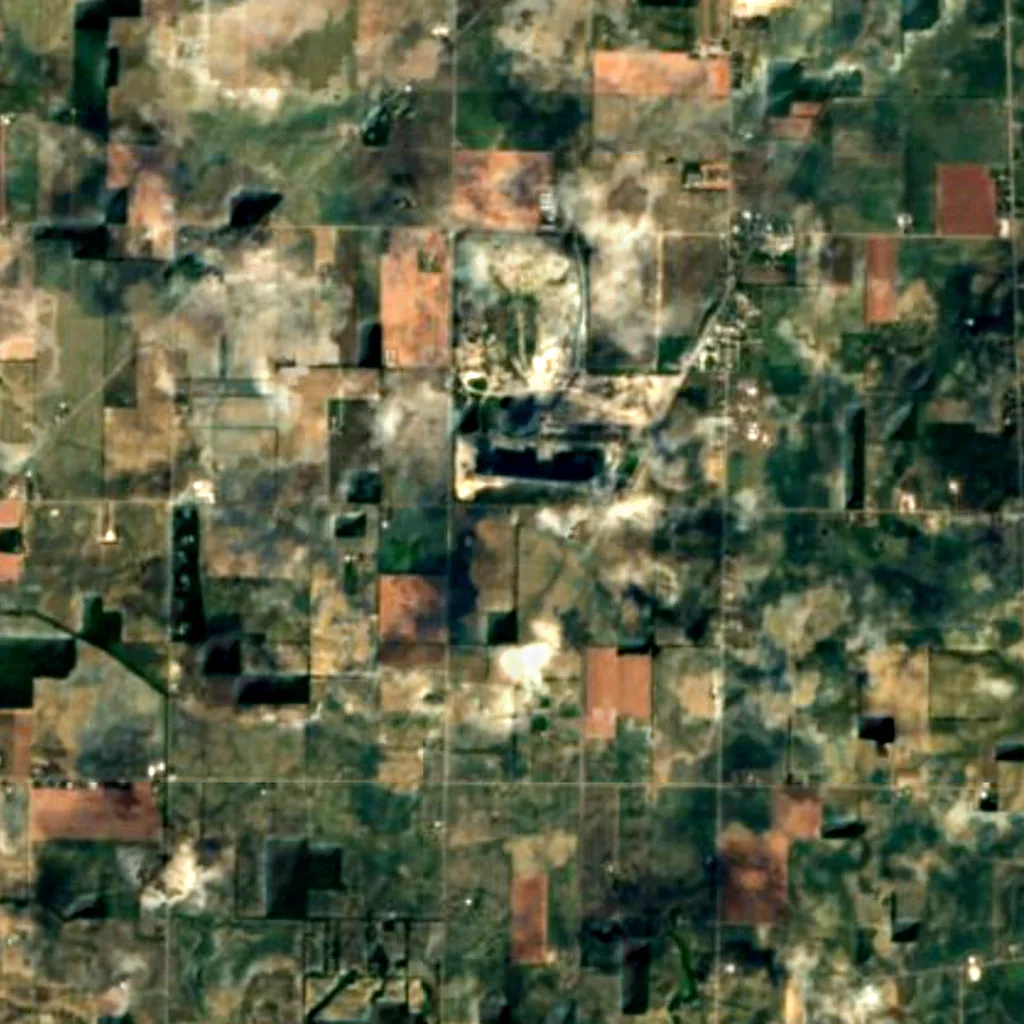 The ground above Seneca Caverns (Sentinel-2)