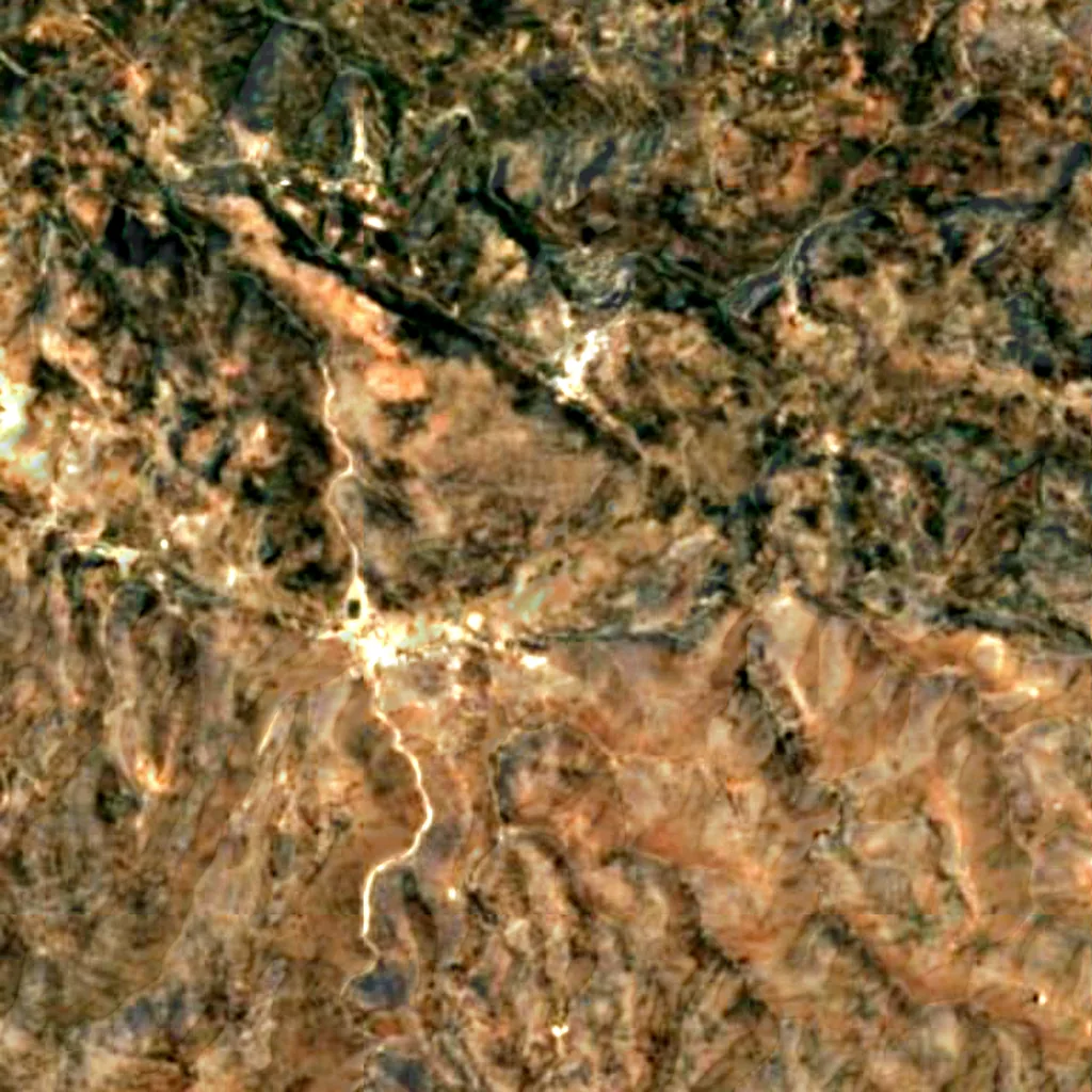The ground above Sfendoni Zoniana Cave (Sentinel-2)