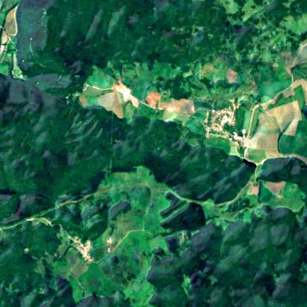 The ground above Silická ľadnica (Sentinel-2)