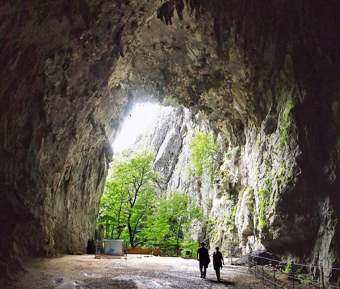 Škocjan cave - exit