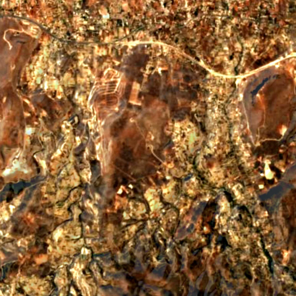 The ground above Skotino cave (Sentinel-2)
