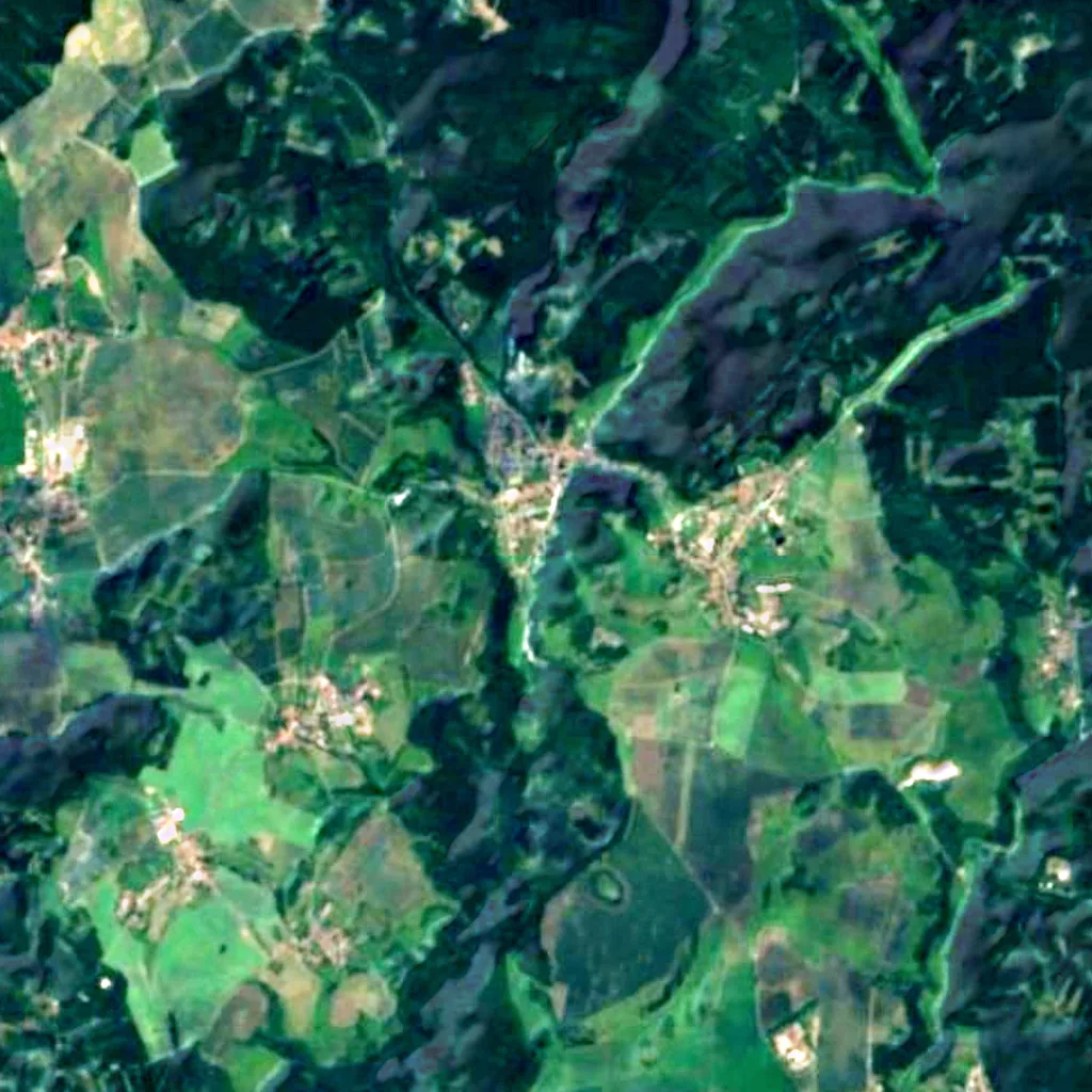 The ground above Sloupsko-šošůvské jeskyně (Sentinel-2)