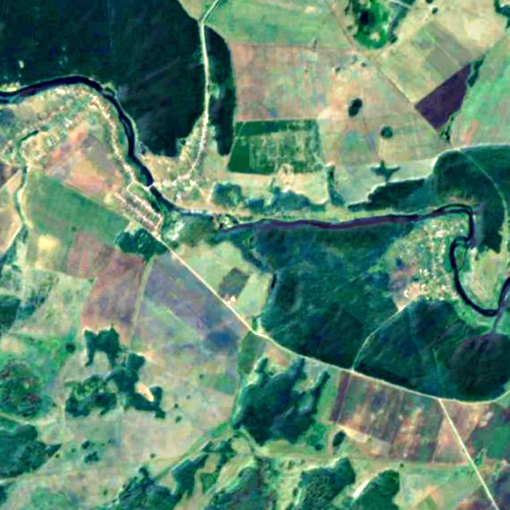 The ground above Smolinskaya Cave (Sentinel-2)