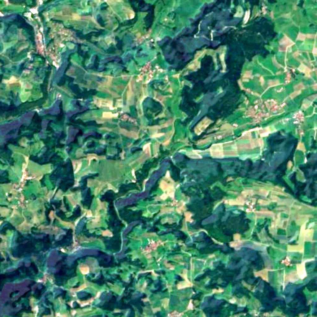 The ground above Sophienhöhle (Sentinel-2)