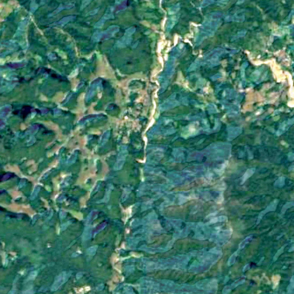 The ground above Spirit Cave, Thailand (Sentinel-2)