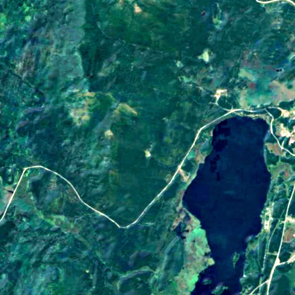 The ground above Sugomak Cave (Sentinel-2)