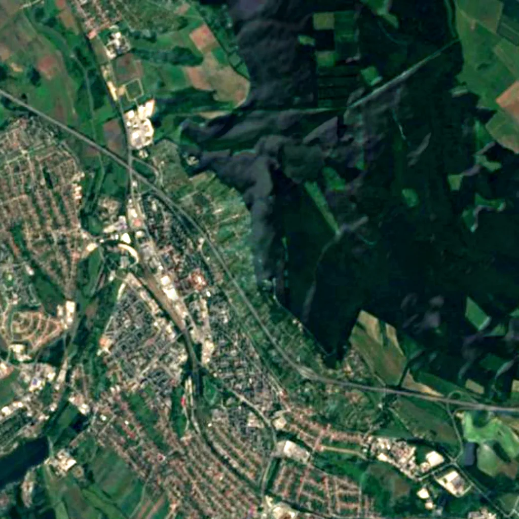 The ground above Szelim cave (Sentinel-2)
