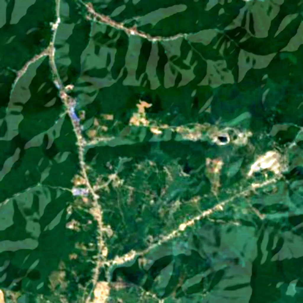 The ground above Taiji Cave (Sentinel-2)