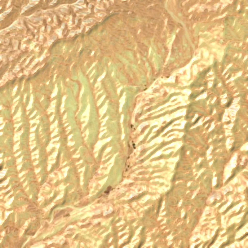 The ground above Teshik-Tash (Sentinel-2)