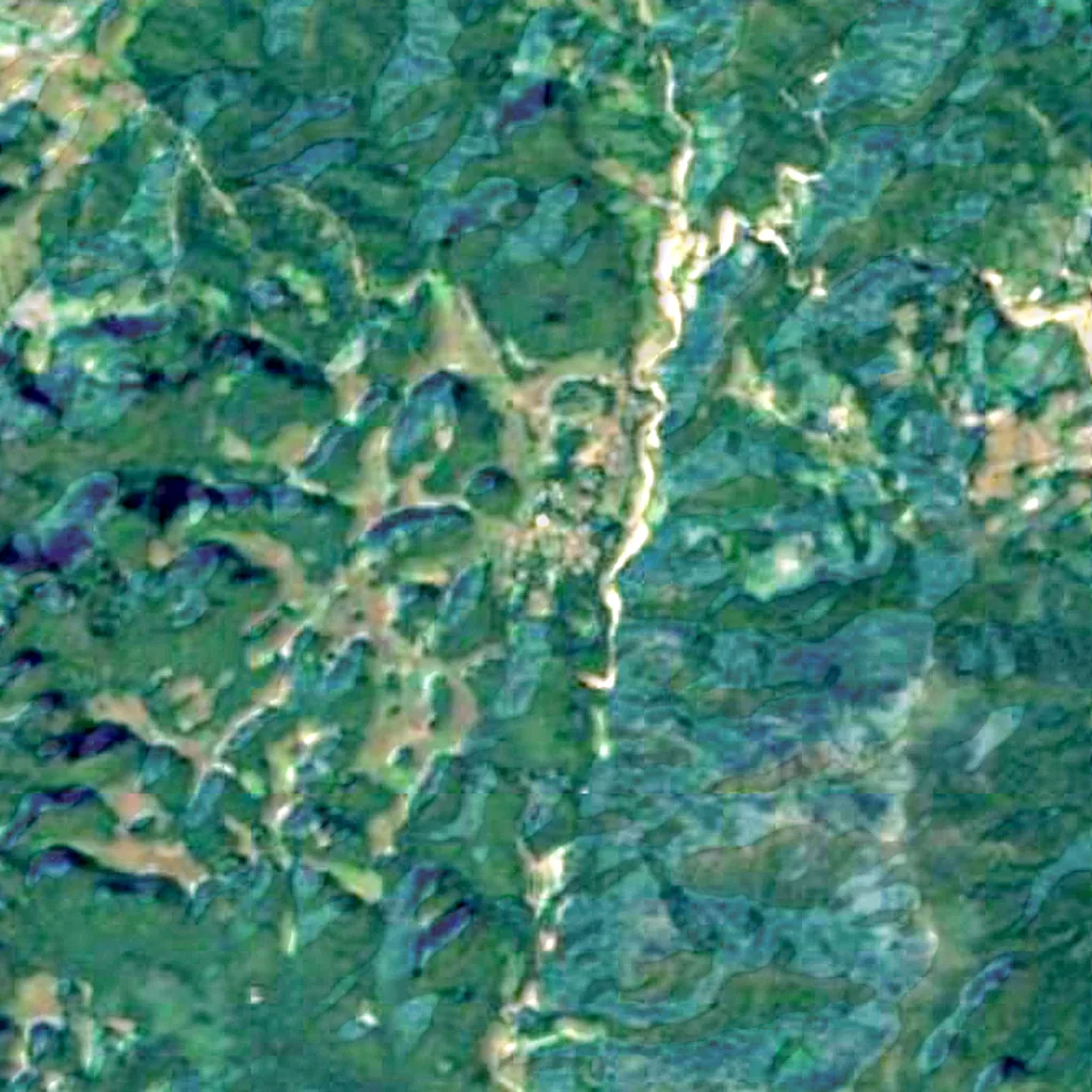 The ground above Tham Lot (Sentinel-2)