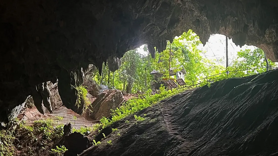 Tham Luang Nang Non, cave mouth