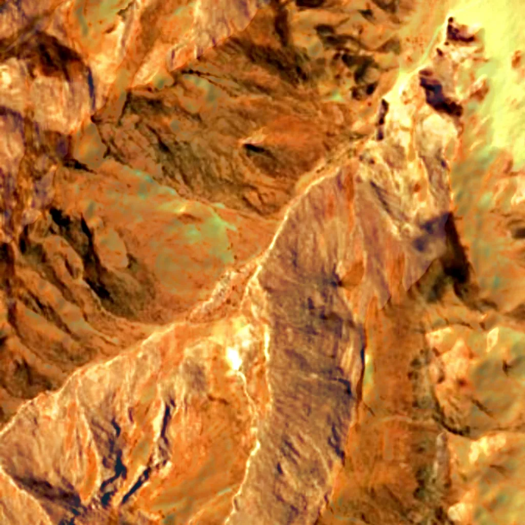 The ground above The White Lady (Sentinel-2)