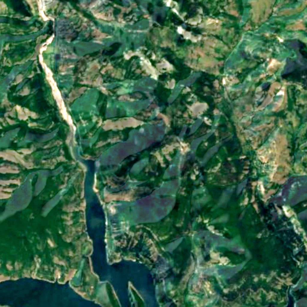 The ground above The Womb (Sentinel-2)