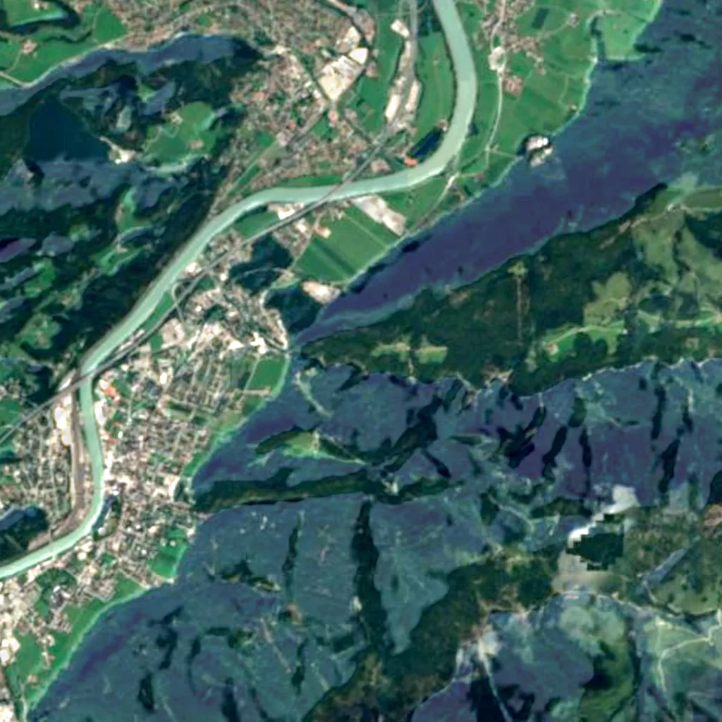 The ground above Tischofer Cave (Sentinel-2)