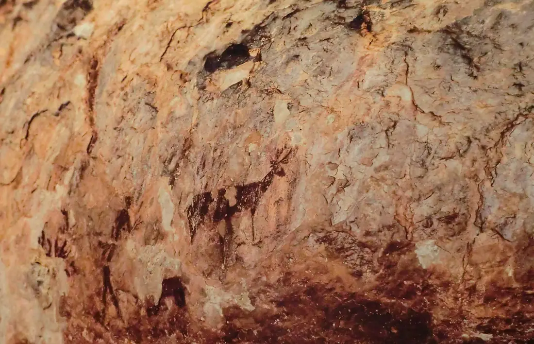 Pinturas en el Abrigo de Tortosillas