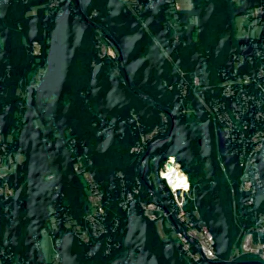 The ground above Tory cave (Sentinel-2)