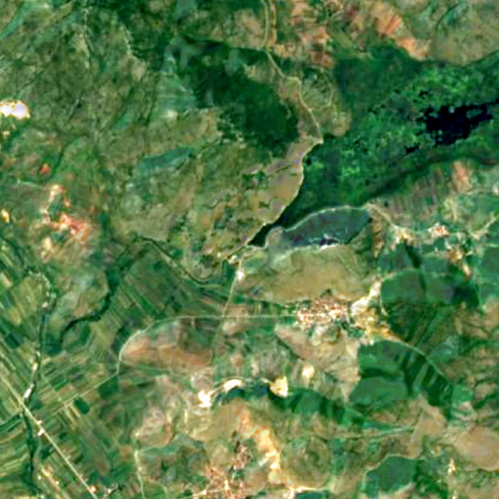 The ground above Treni Cave (Sentinel-2)
