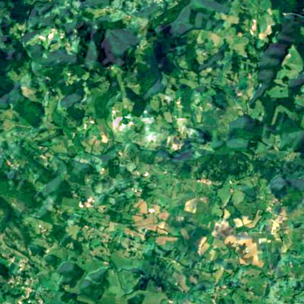 The ground above Trois Frères Cave (Sentinel-2)