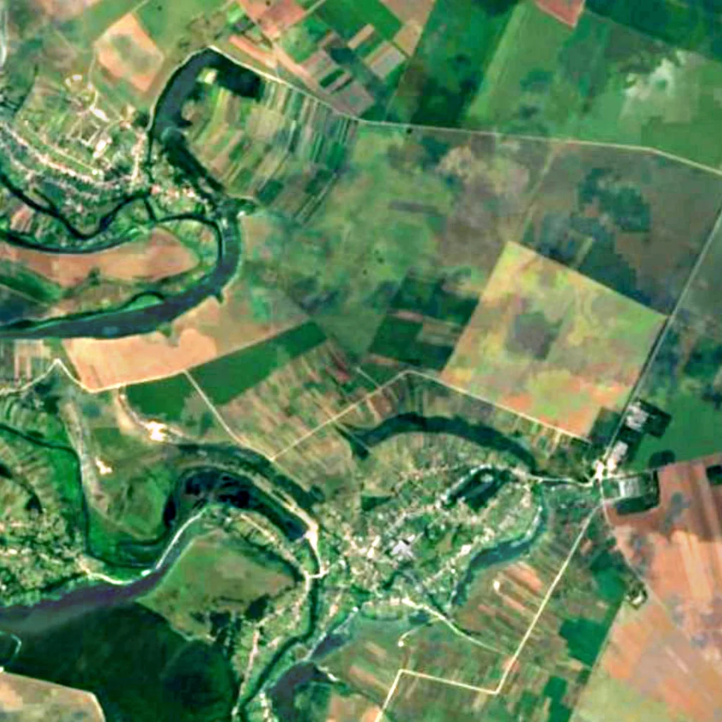 The ground above Verteba (Sentinel-2)