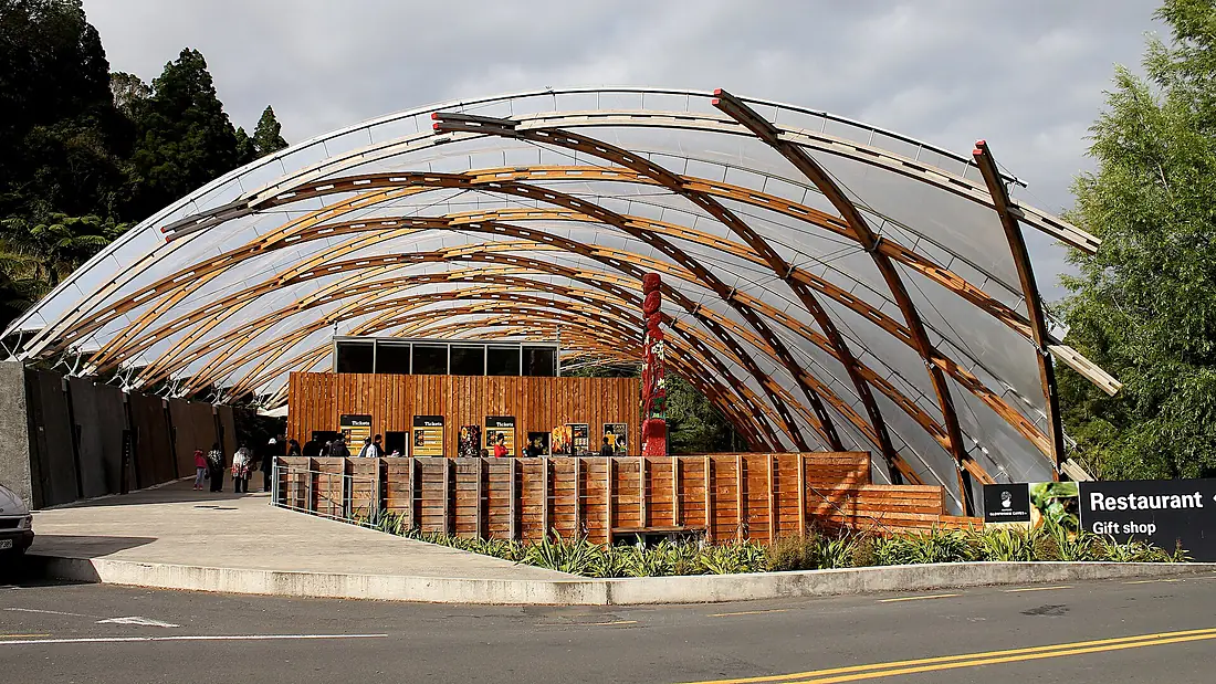 Waitomo Glowworm Caves Visitor Centre 2012