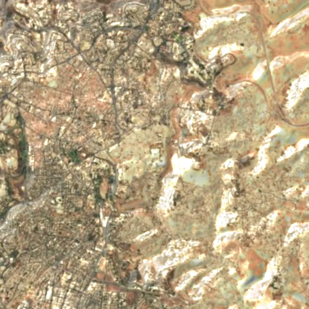 The ground above Well of Souls (Sentinel-2)