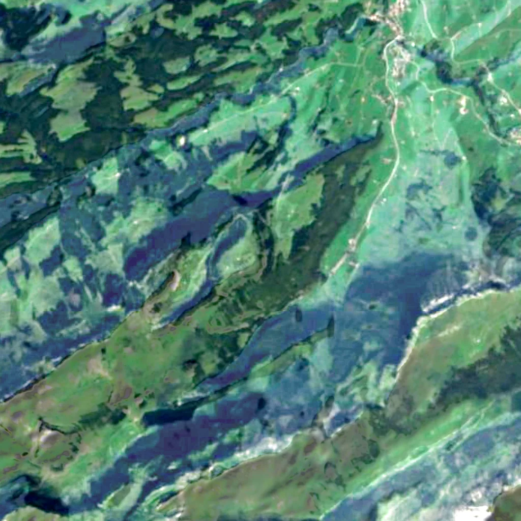 The ground above Wildkirchli (Sentinel-2)