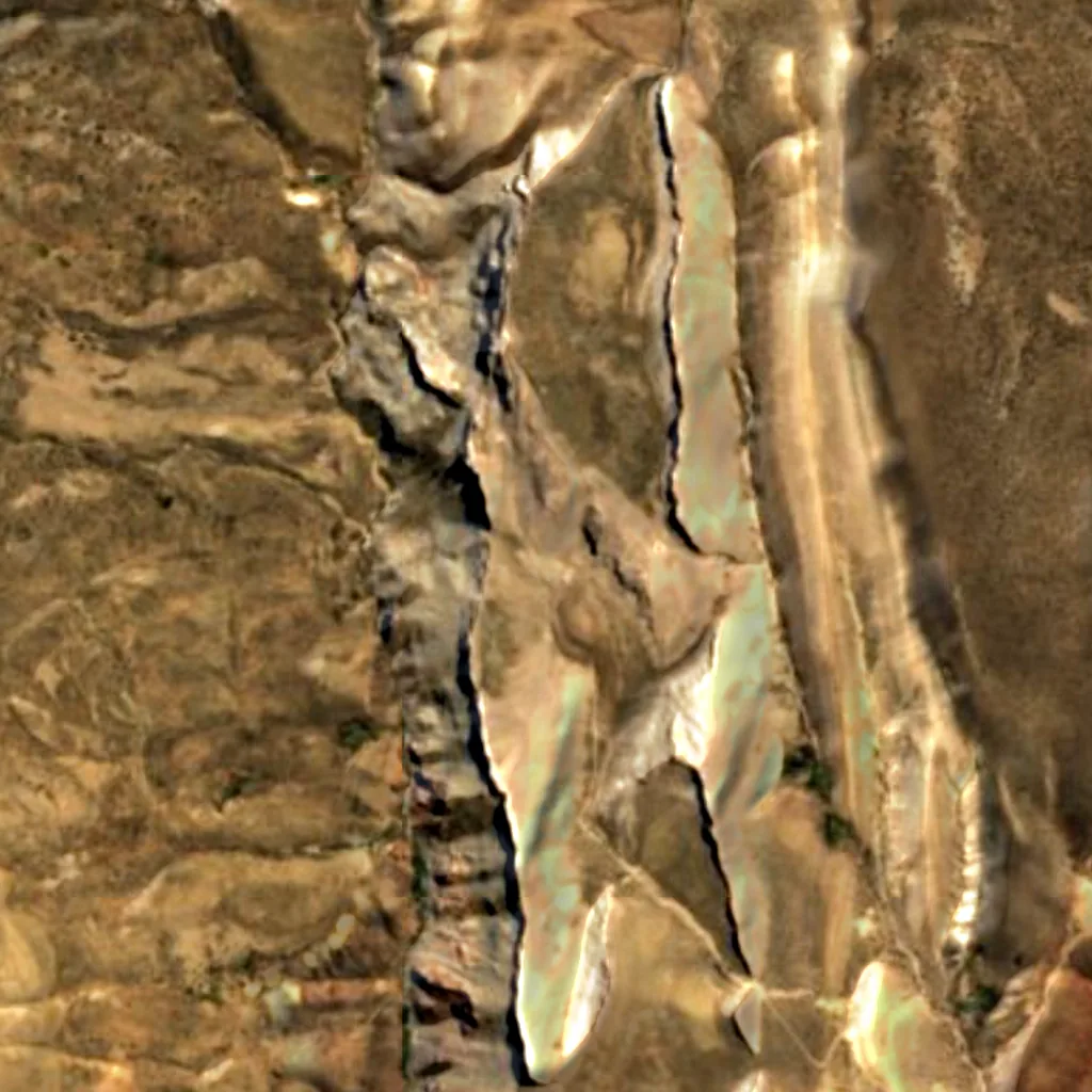 The ground above Witches' Cave (Sentinel-2)