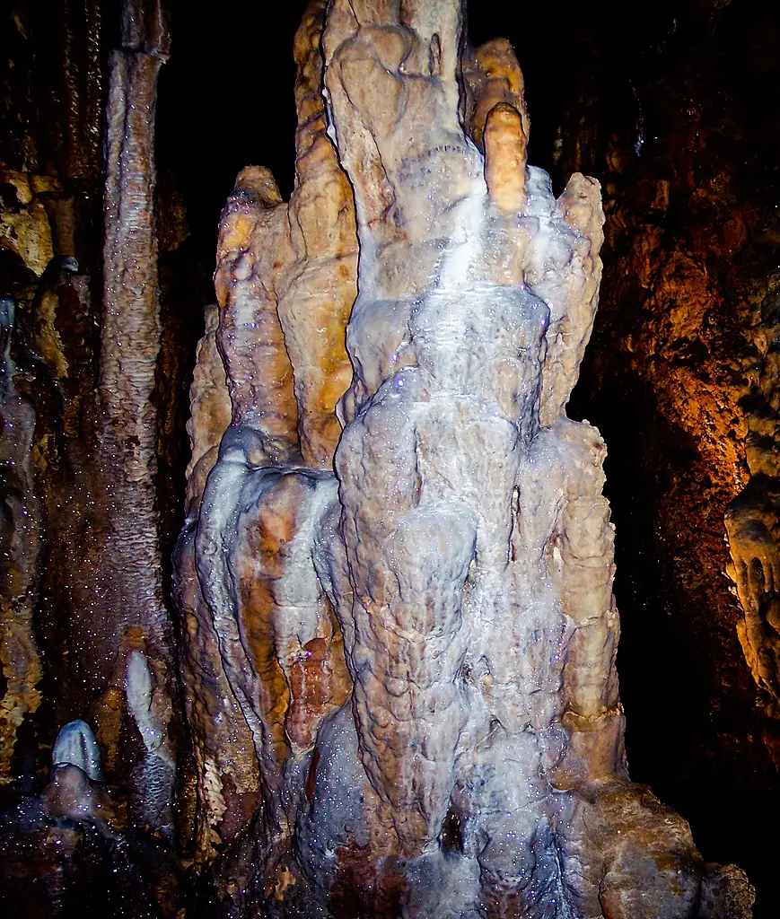 Wyandotte Cave stalagmite
