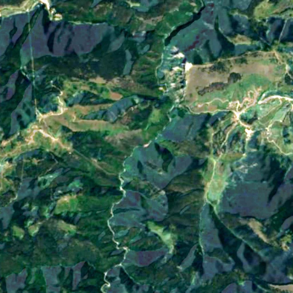 The ground above Yagodinska (cave) (Sentinel-2)